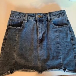 Jean Mini Skirt